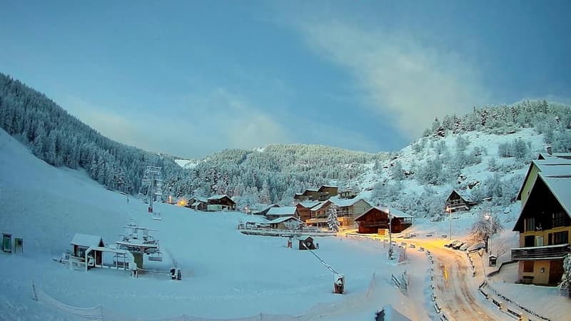 D'importantes chutes de neige enregistrées à Roubion, la station Les Buisses ouvre ses portes ce week-end