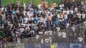 Les supporters de l'OM à Lisbonne lors du match de Ligue des champions contre le Sporting