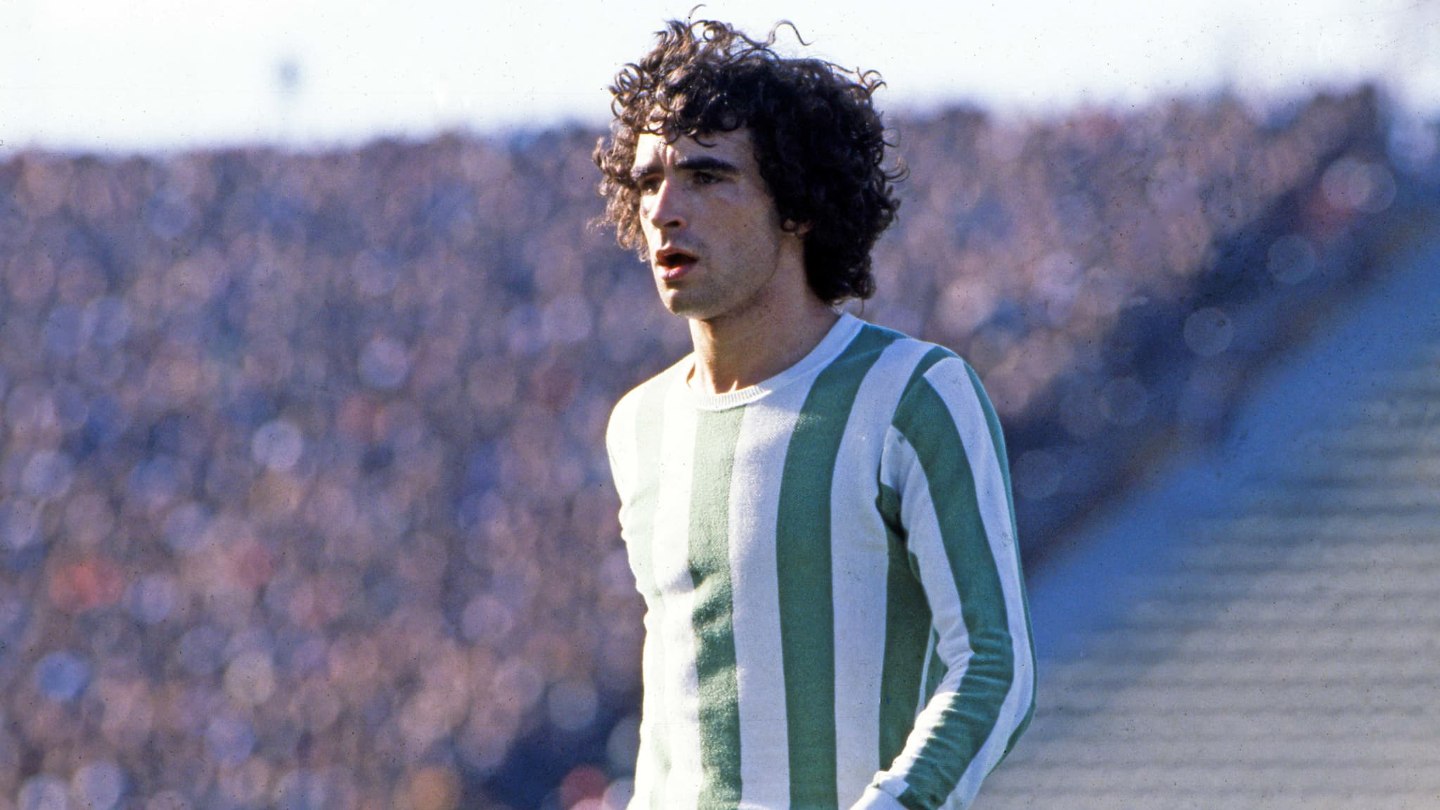 Olivier Rouyer lors du match Hongrie-France au Mondial 1978