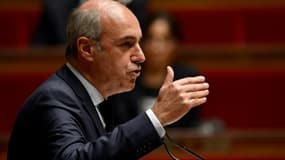 Le chef de file des députés LR Olivier Marleix le 24 octobre 2022 à l'Assemblée nationale à Paris