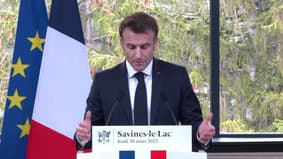 Emmanuel Macron: "On va débloquer 35 millions d'euros supplémentaires par an pour l'eau en Outre-mer" 
