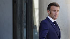 Emmanuel Macron à l'Élysée le 8 septembre 2023 