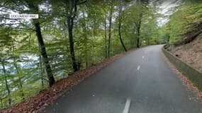 Sur les lieux de l'accident, dans le Jura.