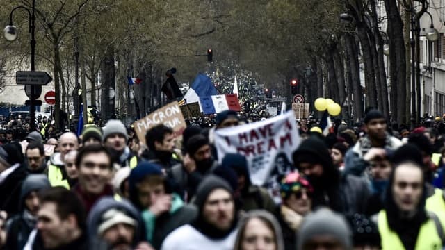 Selon le ministère de l'Intérieur, 84.000 personnes se sont mobilisés lors du dixième samedi de manifestation