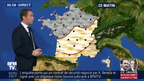 Beaucoup de pluie dans le nord de la France ce vendredi, et une légère amélioration prévue ce week-end