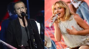 Calogero aux Victoires de la musique 2015 et Sabrina Carpenter au festival Coachella, en Californie, en 2024