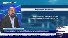 Les questions : J'ai fait une erreur sur ma déclaration d'impôt en ligne, puis-je la corriger ? - 25/08