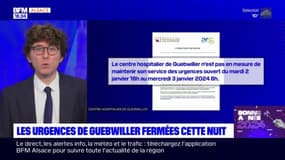 Les urgences de Guebwiller fermées dans la nuit de mardi à mercredi