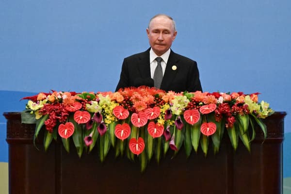Vladimir Poutine à Pékin, le 18 octobre 2023 