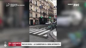 Les tendances GG : Le carrefour à quatre sens interdits rue de Rivoli ! - 22/04