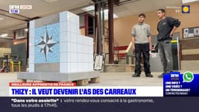 Thizy-les-Bourgs: Mathéo, lycéen en lice pour devenir le meilleur carreleur-mosaïste de France
