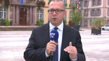 Le maire LR de Belfort, Damien Meslot, sur BFMTV ce mardi.