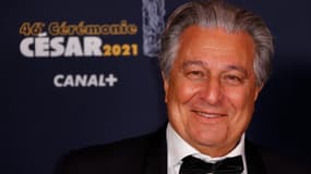 Christian Clavier à la cérémonie des César en 2021 à Paris