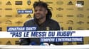 XV de France : "Je ne suis pas non plus le Messi du rugby", tempère Danty