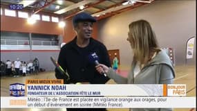 Paris Mieux Vivre: Fête le mur, l'association de Yannick Noah dans les quartiers pour encourager la pratique du tennis