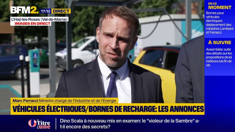 Véhicules électriques: objectif de 400.000 bornes électriques en 2030 sur la voie publique