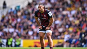Billy Vunipola lors du match La Rochelle-Saracens (24-10, Champions Cup), le 9 avril 2023