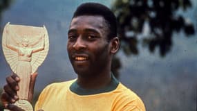 Pelé après la Coupe du monde 1970 avec le Brésil