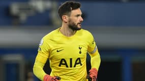 Hugo Lloris lors du match de Premier League Everton-Tottenham (1-1), le 3 avril 2023