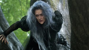 Meryl Streep en sorcière, dans la prochaine production Disney, "Into the woods".