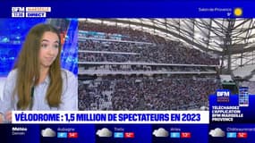 Marseille: une belle année pour le Vélodrome, avec 1,5 million de spectateurs en 2023