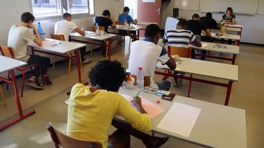 Des lycéens lors d'une épreuve du baccalauréat (photo d'illustration)