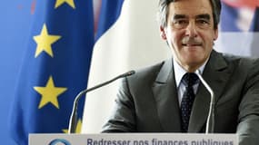 François Fillon, député UMP de Paris, mercredi 1er octobre lors d'une conférence de presse