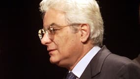 Sergio Mattarella, ici en 2000, a été élu président de la République en Italie.
