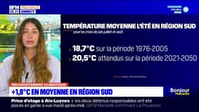 Région Sud: la température moyenne va augmenter de 1,8°C d'ici à 2050