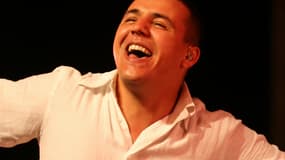 Faudel en concert à Ramallah, en Palestine, en juillet 2010. 