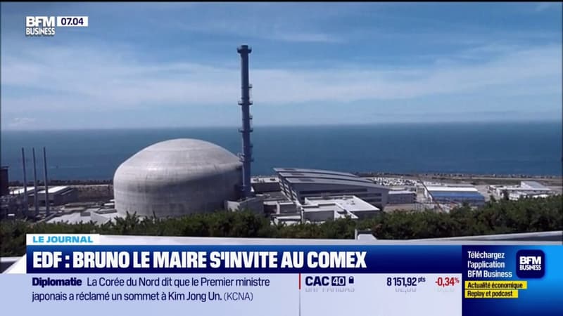 EDF : Bruno Le Maire s'invite au Comex