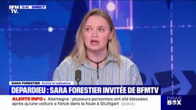 Retour de Gérard Depardieu: "Quand vous tournez avec un homme qui a eu assez d'accusations d'agressions sexuelles, une mise en examen pour viol, c'est un facteur de risque", réagit Sara Forestier