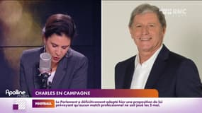 DOCUMENTRMC "Il ne nous a pas crié dessus quand on lui faisait une mauvaise passe... et inversement": Jean-Michel Larqué raconte son match avec Emmanuel Macron