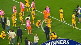 Les joueurs de l'Inter Milan après la finale de la Ligue des champions le 31 mai 2025 à Munich