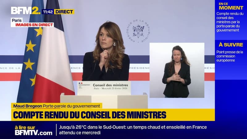LFI "a un rapport totalitaire et complotiste" avec la presse, estime la porte-parole du gouvernement, Maud Bregeon