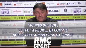 "Au pied du mur", le TFC " a peur"... et compte sur le PSG (aussi) pour sa survie