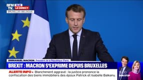 Brexit: Emmanuel Macron salue "un bon accord, respectueux du cadre fixé"