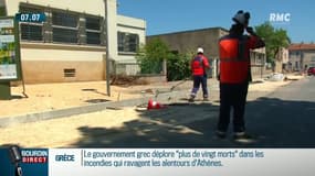 Fortes chaleurs: la canicule rend difficile certaines professions 