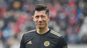 Robert Lewandowski avec le Bayern Munich, le 2 avril 2022