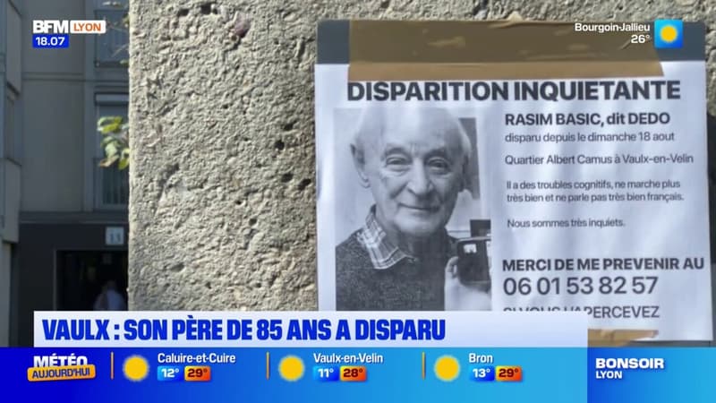 Vaulx: la disparition inquiétante d'un homme de 85 ans