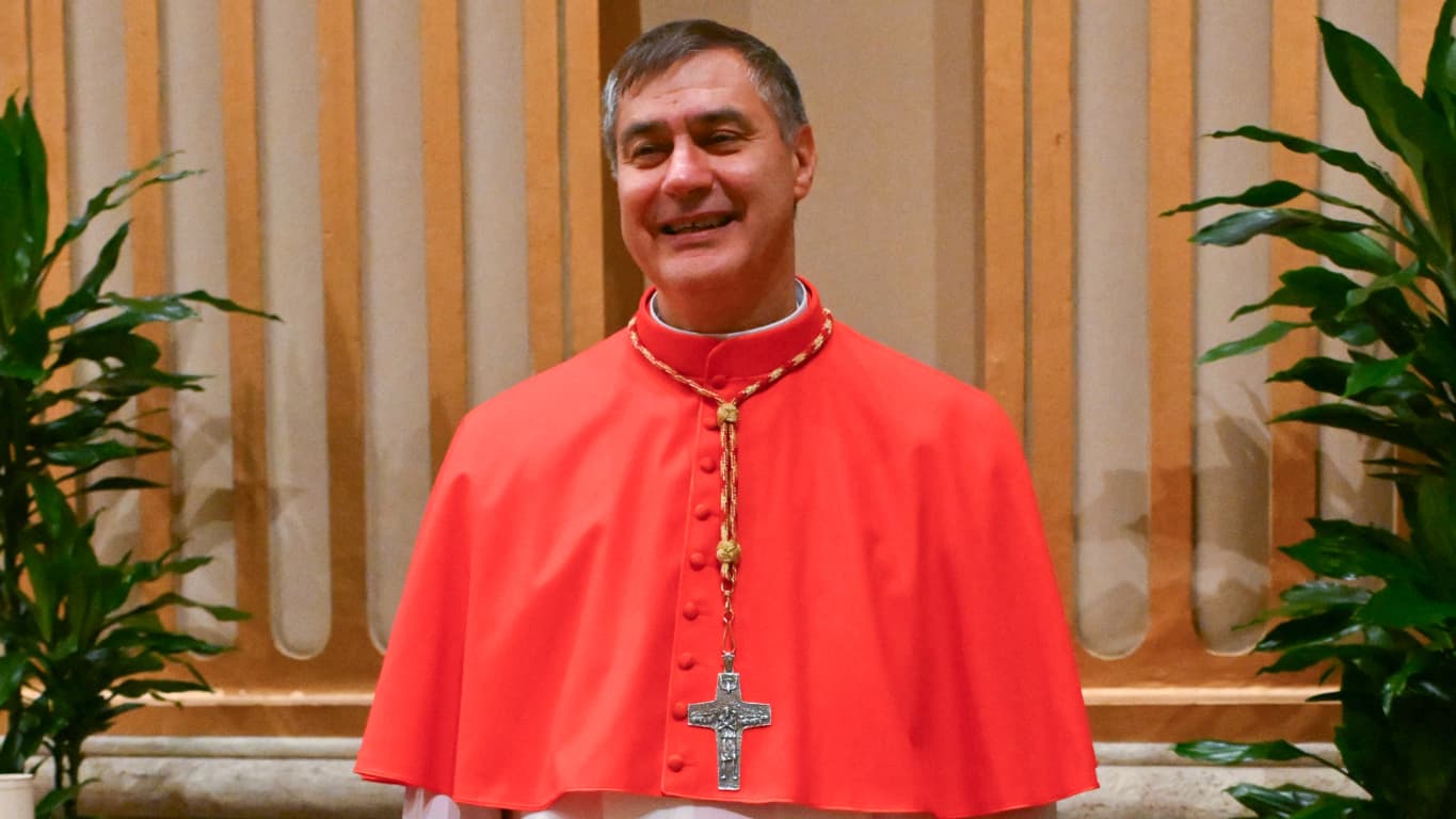 Le cardinal italien Roberto Repole au Vatican le 7 décembre 2024