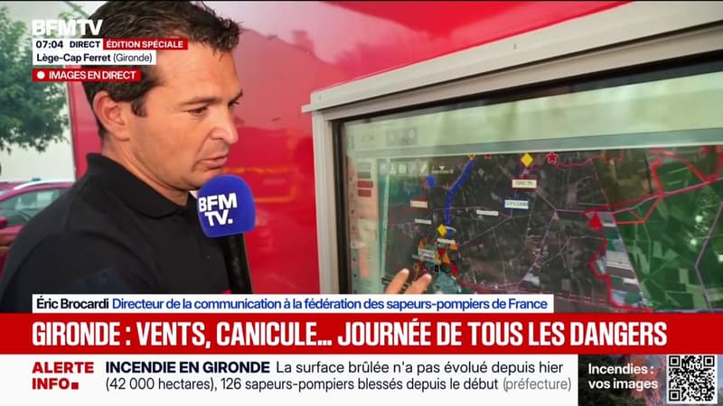 Incendie en Gironde: comment s’organise la stratégie des sapeurs-pompiers face aux flammes?