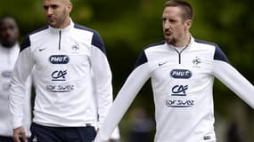 Karim Benzema et Franck Ribéry