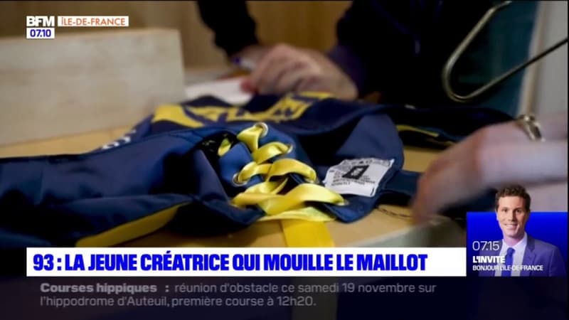 Seine-Saint-Denis: elle transforme des maillots de sport 