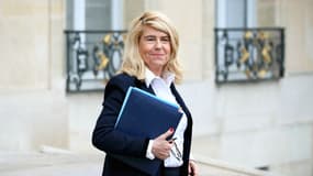 Dominique Faure, ministre déléguée chargée des Collectivités territoriales et de la Ruralité, le 14 février 2024 à l'Élysée 