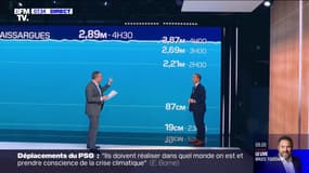 Visualisez à quel point dans le Gard, l'eau est montée très rapidement cette nuit
