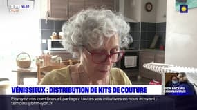 Coronavirus: distribution de kits de couture à Vénissieux