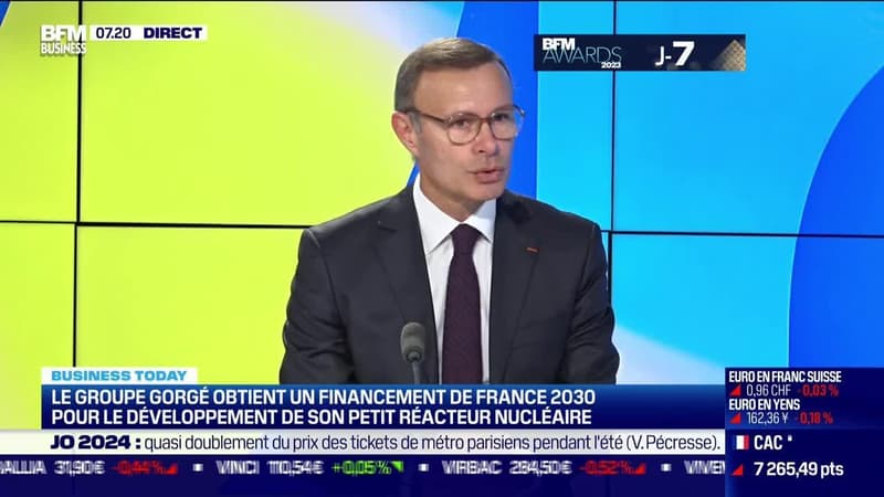 Raphaël Gorgé (Gorgé) : Le groupe Gorgé obtient un financement de France 2030 pour le développement de son petit réacteur nucléaire - 28/11