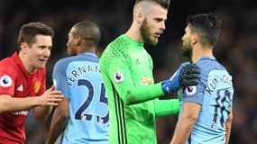 David De Gea et Sergio Agüero