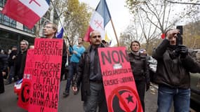 Une manifestation de Riposte laïque, en 2012, à Paris. (photo d'illustration)